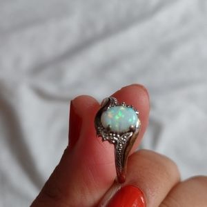 Opal ring 925 10k AU